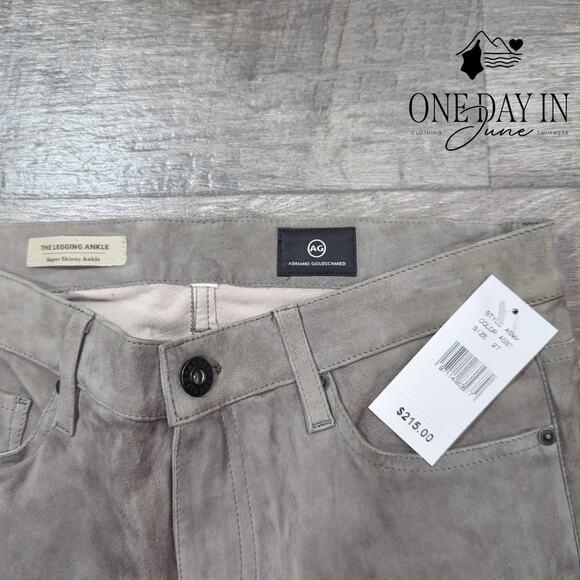 Adriano Goldschmied Faux Suede The Legging Ankle Jeans Size 27 (4) - Picture 2 of 6